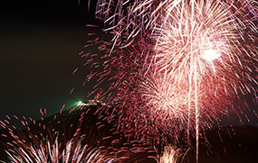 Hakodate Newspaper company Hakodate Port Fireworks Festival
